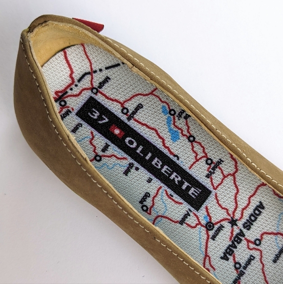 🇨🇦 🇪🇹 Oliberte Misindi Leather Ballet Flat Shoes Fair Trade Made In Ethiopia - Picture 8 of 10